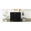 Meuble-lavabo noir 36 po - Structure en pin massif, lavabo en céramique, 3 tiroirs-623205615
