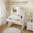Dressing Table With LED Light, 2 Sockets And 2 USB Ports Dressing Table With 2 Drawers And 4 Open Shelves
