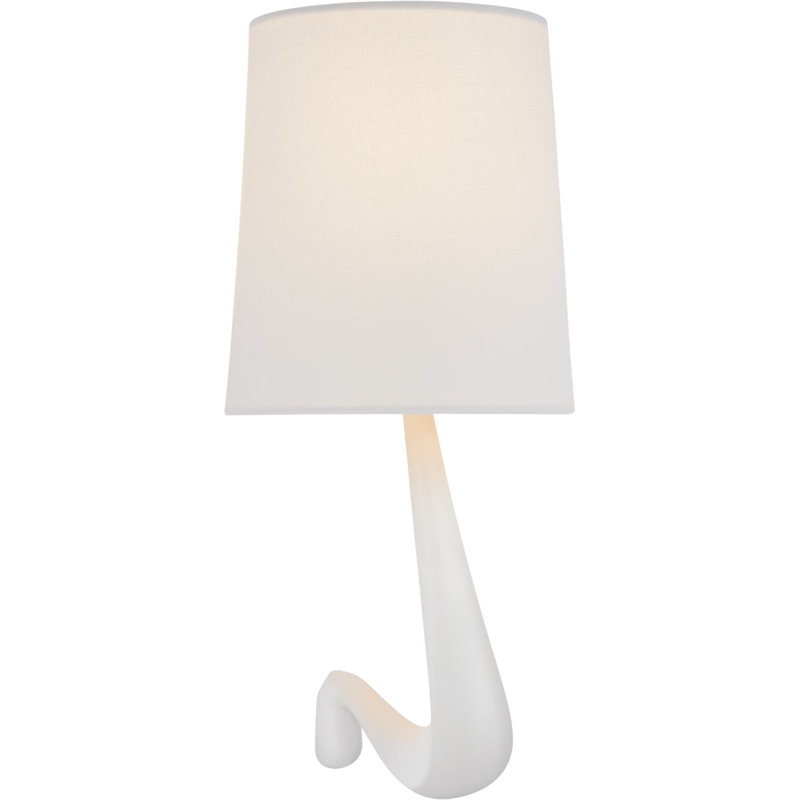 Aerin Gaya Sconce, Plaster White, 27.25" H x 12.25" W x 10.75" D