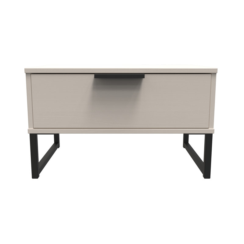 Turah 58cm W Manufactured Wood Bedside Table, Kashmir Ash