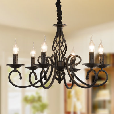 Pelchat 6 - Light Candle Chandelier