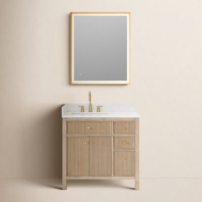 Meuble-lavabo simple 36 po avec miroir Lala