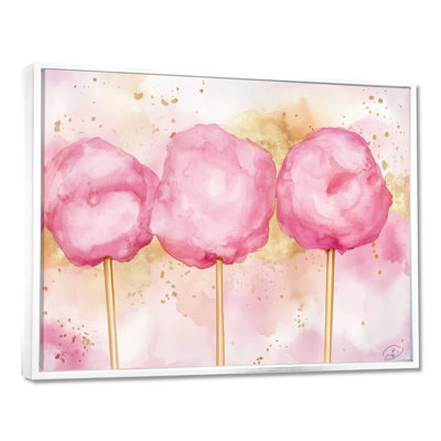 Cotton Candy Carnival II - Retro Circus Canvas Wall Decor