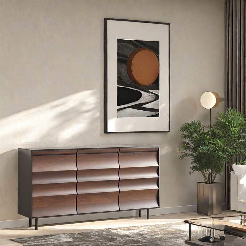 Buffet de style exquis et simple