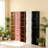 8-layer adjustable shelf thin bookshelf with a wavy border design-117515493