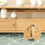 Table basse moderne entièrement en bois massif