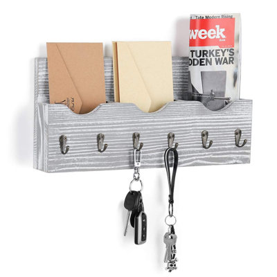 Alessia Solid + Manufactured Wood Wall Organizer