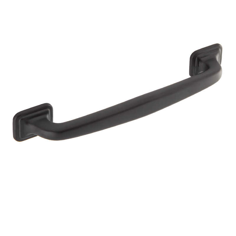 Grayson 5" Center to Center Matte Black Arch Pull, Matte Black
