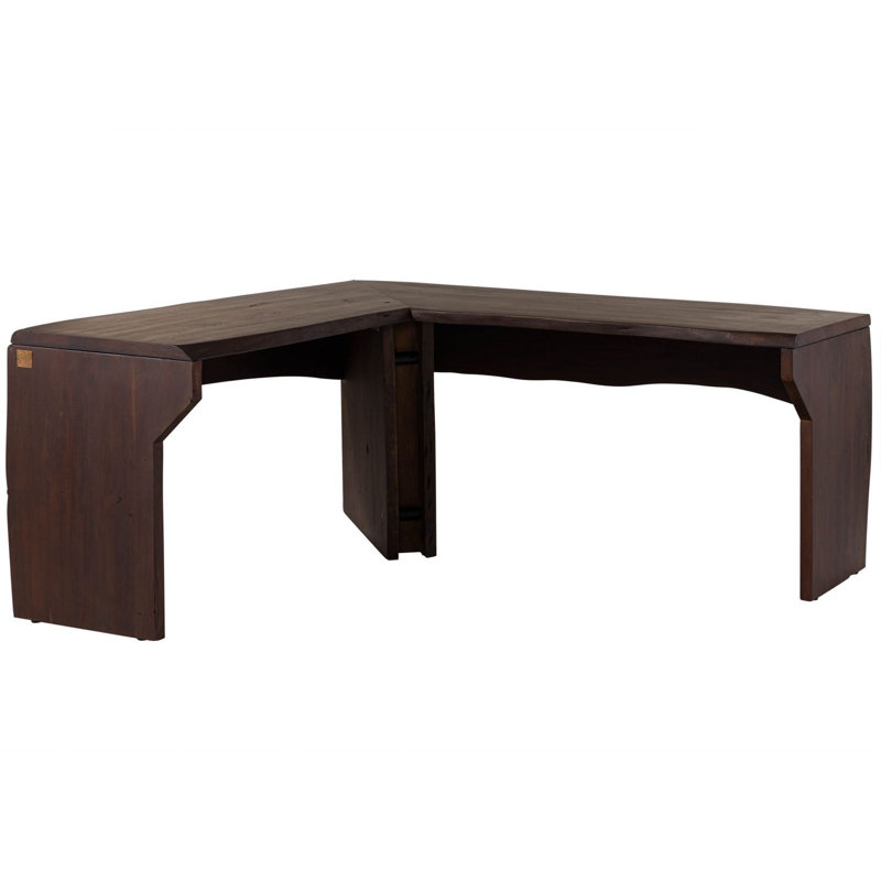L-Shape Desk, Brown
