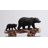 Two Black Bears Statue