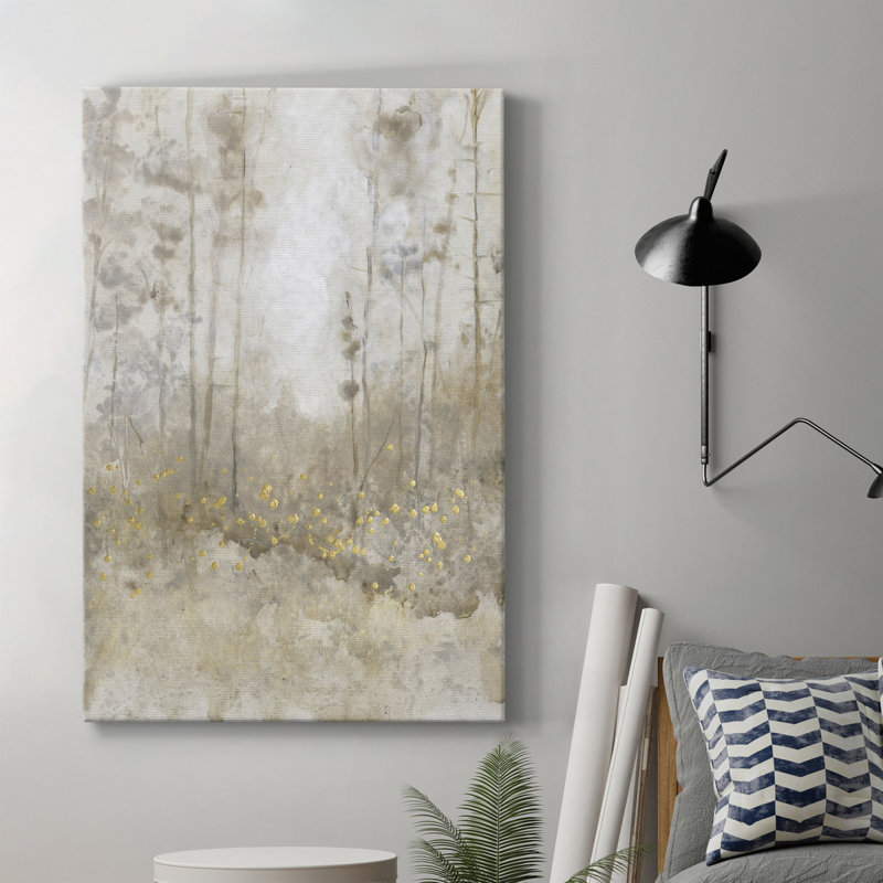 Thicket of Trees IV, toile tendue avec châssis de qualité supérieure - prête à être accrochée, H 12 po x l 8 po x P 1 po