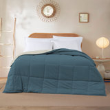 Modern Threads Sanctuary by PCT Down Alternative Microfiber Quilted Reversible Comforter & Duvet Insert - Soft, Comfortable Alternative to Goose Down - Bedding for All Seasons
