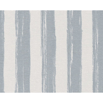 Rouleau de papier peint à rayures 33 pi x 21 po textile natural fraîche Haldeman