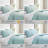 Southshore Fine Linens Vilano Oversized Quilt Set, Double-Brushed Microfiber Lightweight Quilted Bedding and 2 Pillow Shams, Full/Queen, Sky Blue-1001114982-1001114977
