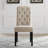 Jacoblee Leviton Solid Wood Tufted Asons Dining Chair, Set Of 2-1432460615