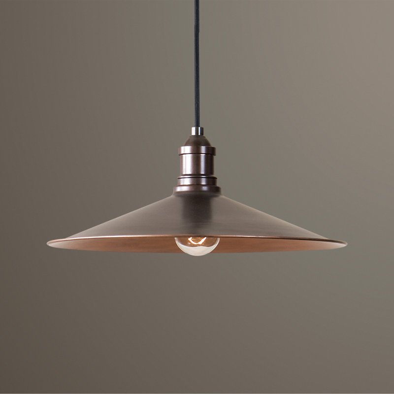 Luminaire suspendu conique à 1 lumière Ryland