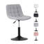Swivel Upholstered Boucle Adjustable Height Bar Stool-629808795