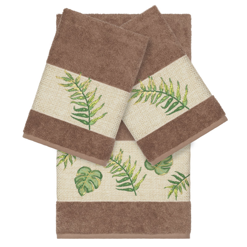 Ensemble de serviettes 3 pièces Zoe, Latte