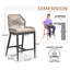 Tabouret de bar extérieur Davan 24,8 pi-393539953