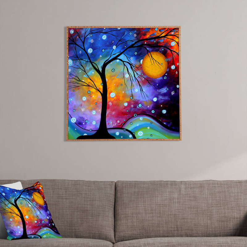 "winter sparkle" par madart inc., impression encadrée, H 20" x l 20" x P 1"