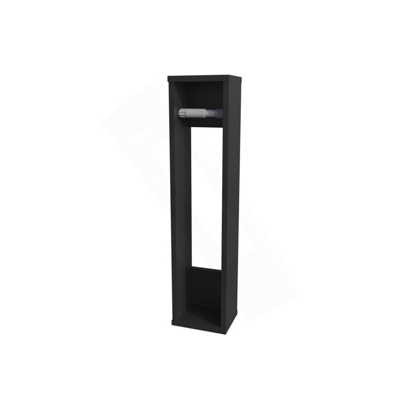 Porte-papier hygiénique Supai en mélamine, noir, Noir