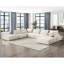 Square -Style Chair In Beige And Solid Wood Construction Low-Profile Accent Boucle For Home Decor