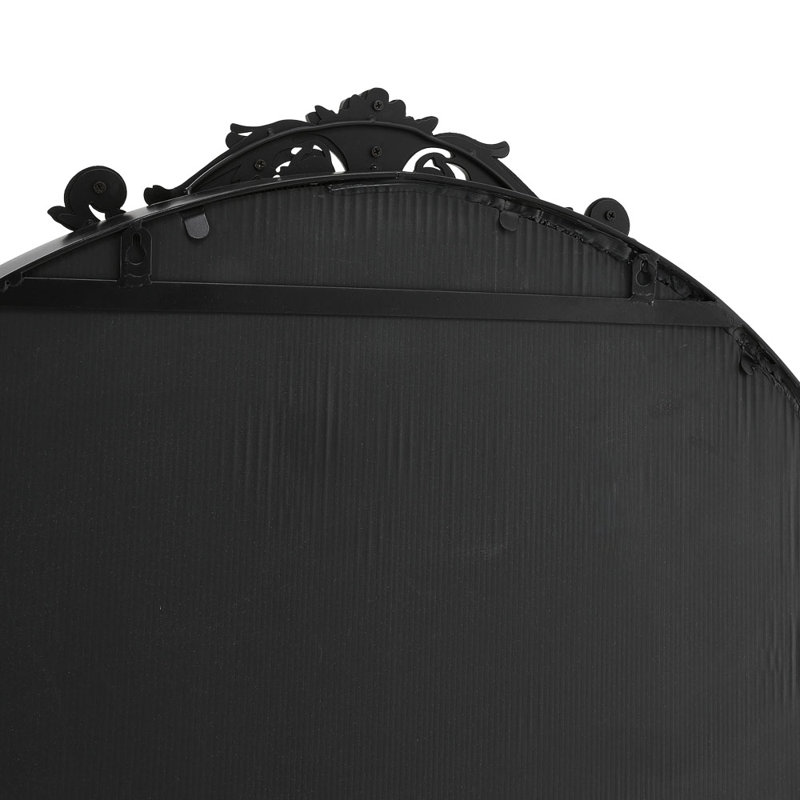 Nicollete Black Metal Framed Full Mirror