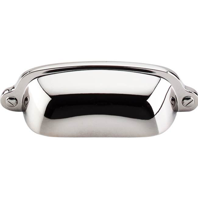 Charlotte 2 9/16" Center to Center Cup/Bin pull, Polished Nickel