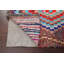 Tapis de couloir brun en Tapis décoratif laine noué à la main de conception unique 3 pi 5 po x 7 pi 7 po noué à la main