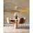 Gold Beige Abstract Brush Wall Mural-832528143