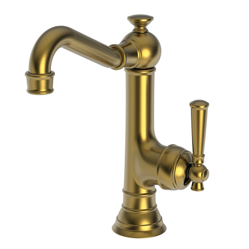 Jacobean Single Handle Bar Faucet, Satin Gold (PVD)