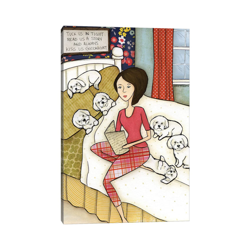 Tuck Us In by Jamie Morath - Print on Canvas, 101.6cm H x 66.04cm W x 3.81cm D, Wrapped Canvas