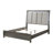 Wood LED Panel Bed Grey-1479424052