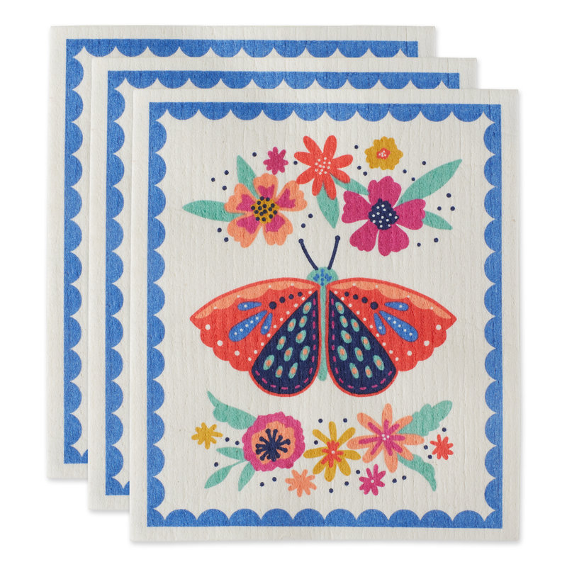 Linge à vaisselle Butterfly Folk