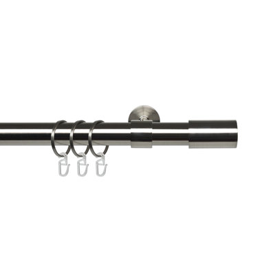 28cm Single Curtain Pole