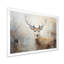Minimalisme beige, portrait de cerf IV - impression sur toile encadrée de cerf-1636157397-1636157416