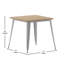Table de restaurant commerciale intérieure / extérieure en polyester Harewood-582744024-582744027