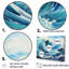 Blue Wave Ocean Storm - art mural océan-97043935-97043941