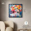 Art mural fantaisiste Sneaker avec fleurs-115127895-115127900