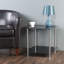 Markle Glass Top End Table