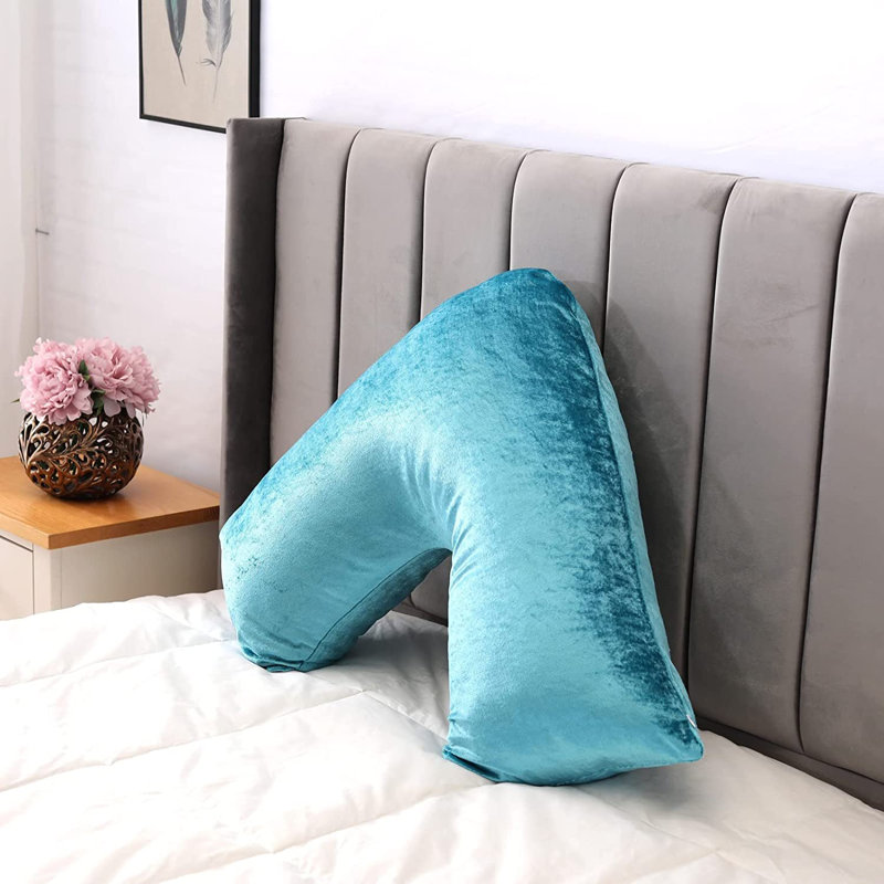 Polyester Medium Support Pillow, Teal