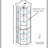 Lighted Glass Display Cabinet Corner Curio Cabinet With Adjustable Shelves Carved Cherry Decoration Wine Cabinet Perfect For Home Or Office Use-DARK CHERRY