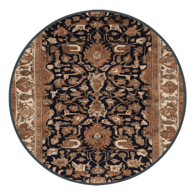 Machine Washable Persian Brown Area Rug