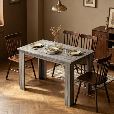 Minimalist Kitchen Table,Rectangular Dining Table,Durable Multi-Purpose Table(Only Table)
