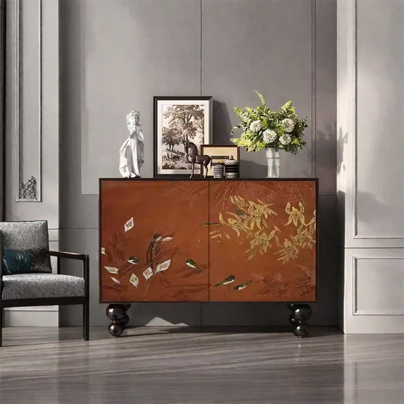 Walnut Wood Storage Cabinet