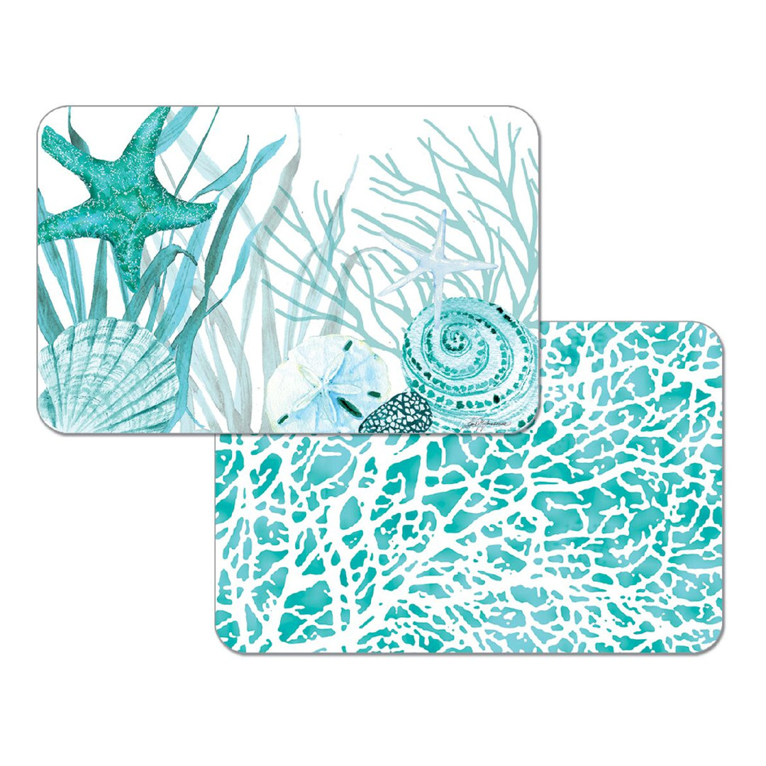 Sindy Nautical Rectangle Placemat (Set of 4) Highland Dunes