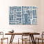 Marine africaine, lignes sur toile-123526878