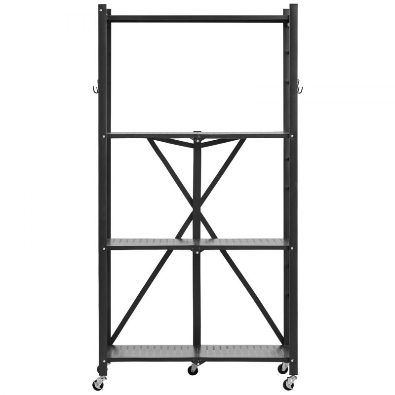 71.1cm W Steel Shelving Unit with Wheels