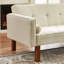 Canapé-lit futon convertible avec accoudoirs