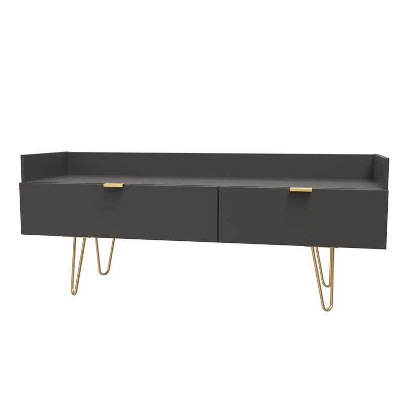 Taeyah 2 Drawer TV Unit, Grey